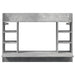 Birou montat pe perete, gri beton, 105x48x75 cm, lemn prelucrat - WALTI WALTI