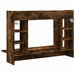 Birou montat perete stejar fumuriu 105x48x75cm lemn prelucrat - WALTI WALTI
