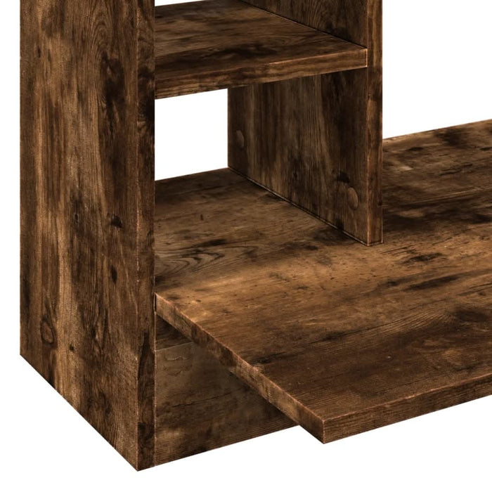 Birou montat perete stejar fumuriu 105x48x75cm lemn prelucrat - WALTI WALTI