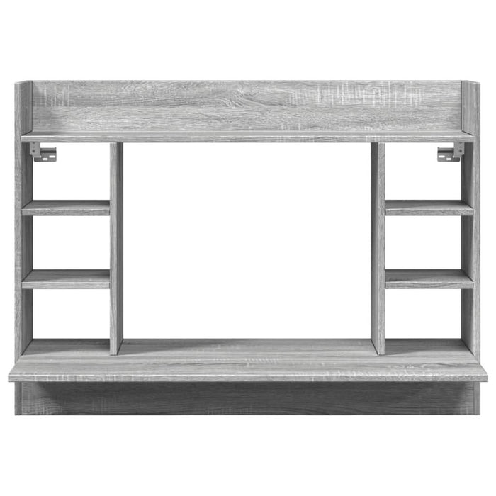 Birou montat pe perete sonoma gri 105x48x75cm lemn prelucrat - WALTI WALTI