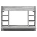 Birou montat pe perete sonoma gri 105x48x75cm lemn prelucrat - WALTI WALTI