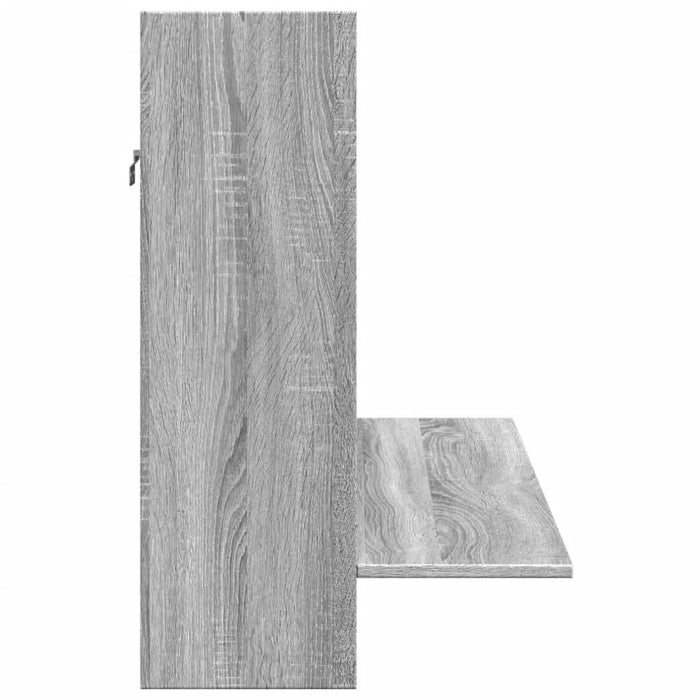 Birou montat pe perete sonoma gri 105x48x75cm lemn prelucrat - WALTI WALTI
