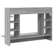 Birou montat pe perete sonoma gri 105x48x75cm lemn prelucrat - WALTI WALTI