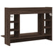 Birou montat pe perete stejar maro 105x48x75cm lemn prelucrat - WALTI WALTI