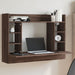 Birou montat pe perete stejar maro 105x48x75cm lemn prelucrat - WALTI WALTI