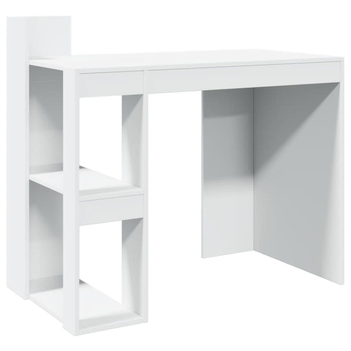 Birou, alb, 103,5x56,5x94 cm, lemn prelucrat - WALTI WALTI