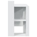 Birou, alb, 103,5x56,5x94 cm, lemn prelucrat - WALTI WALTI