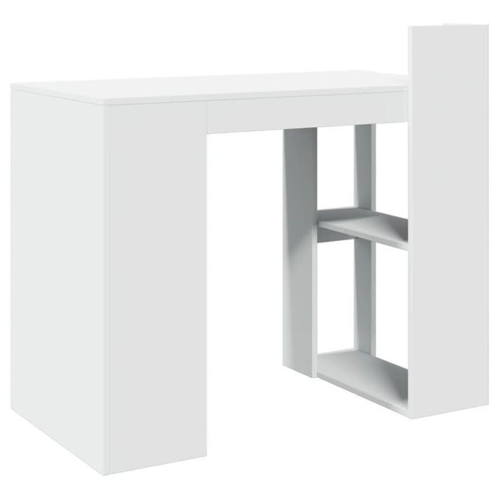 Birou, alb, 103,5x56,5x94 cm, lemn prelucrat - WALTI WALTI