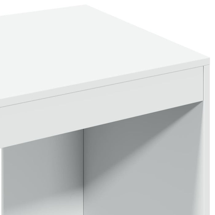 Birou, alb, 103,5x56,5x94 cm, lemn prelucrat - WALTI WALTI