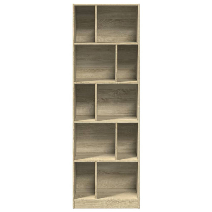 Bibliotecă, stejar sonoma, 57x28,5x174 cm, lemn prelucrat - WALTI WALTI