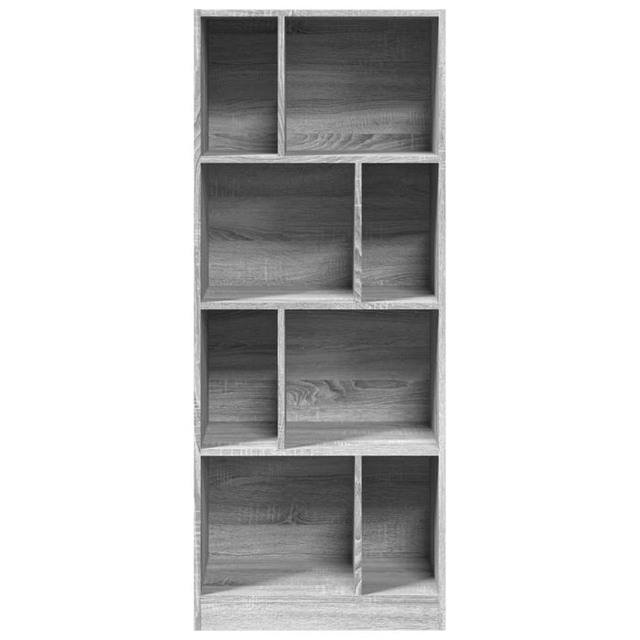 Bibliotecă, gri sonoma, 57x28,5x141 cm, lemn prelucrat - WALTI WALTI