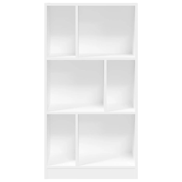 Bibliotecă, alb, 57x28,5x107,5 cm, lemn prelucrat - WALTI WALTI