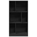 Bibliotecă, negru, 57x28,5x107,5 cm, lemn prelucrat - WALTI WALTI