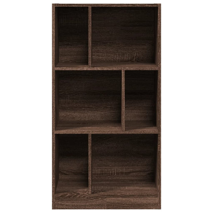 Bibliotecă, stejar maro, 57x28,5x107,5 cm, lemn prelucrat - WALTI WALTI