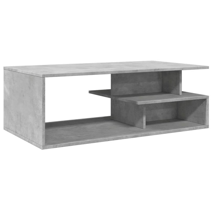 Măsuță de cafea, gri beton, 102x55x35 cm, lemn prelucrat - WALTI WALTI