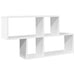Raft de perete, alb, 100x20x53 cm, lemn prelucrat - WALTI WALTI