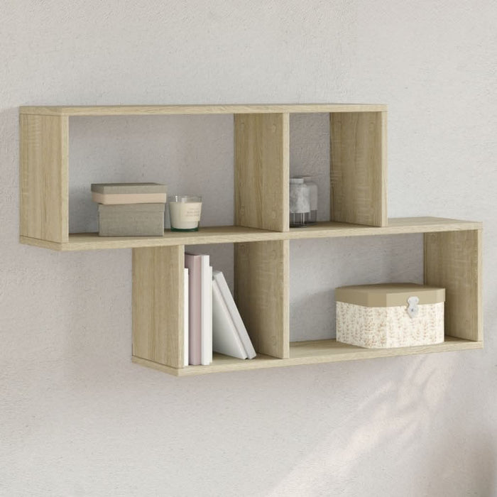 Raft de perete, stejar sonoma, 100x20x53 cm, lemn prelucrat - WALTI WALTI