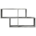 Raft de perete, gri beton, 100x20x53 cm , lemn prelucrat - WALTI WALTI