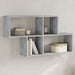 Raft de perete, gri beton, 100x20x53 cm , lemn prelucrat - WALTI WALTI