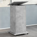 Pupitru cu roți și sertar beton gri 55x55x107 cm lemn prelucrat - WALTI WALTI