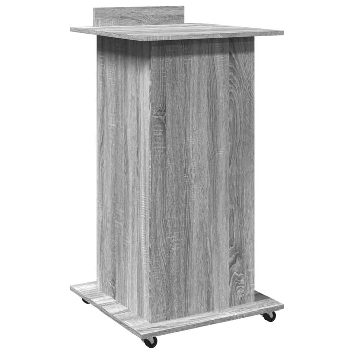 Pupitru cu roți și sertar sonoma gri 55x55x107cm lemn prelucrat - WALTI WALTI