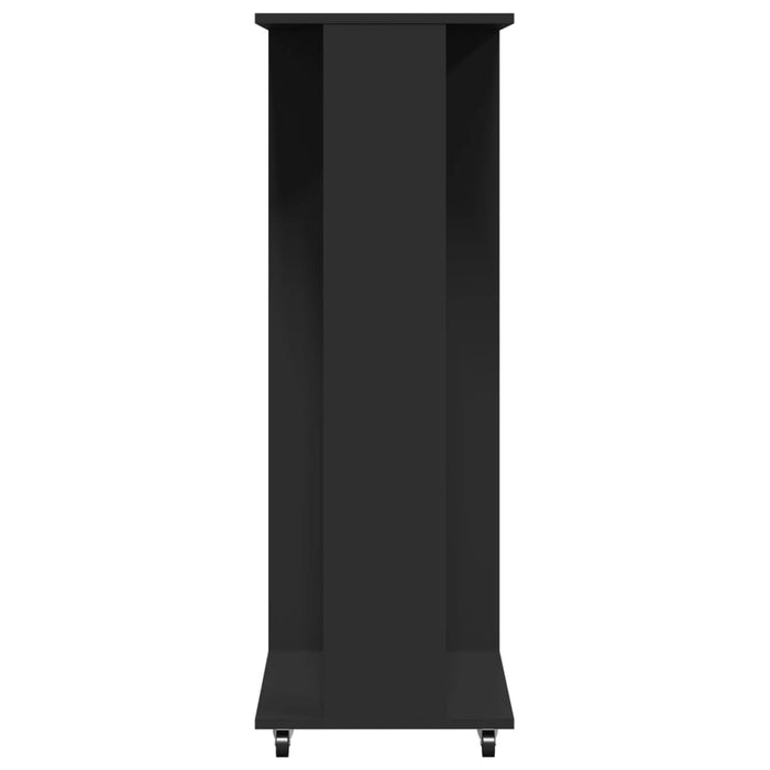 Șifonier cu roți, negru, 102x38x110 cm, lemn prelucrat - WALTI WALTI