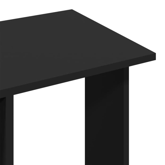 Șifonier cu roți, negru, 102x38x110 cm, lemn prelucrat - WALTI WALTI