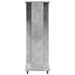 Șifonier cu roți, gri beton, 102x38x110 cm, lemn prelucrat - WALTI WALTI