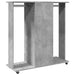 Șifonier cu roți, gri beton, 102x38x110 cm, lemn prelucrat - WALTI WALTI