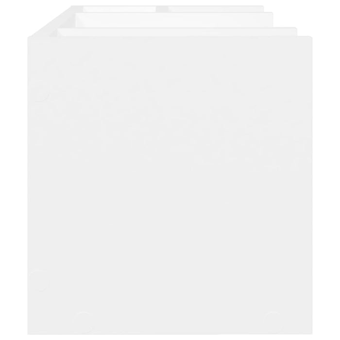 Organizator de birou, alb, 44,5x24x25 cm, lemn prelucrat - WALTI WALTI