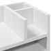 Organizator de birou, alb, 44,5x24x25 cm, lemn prelucrat - WALTI WALTI