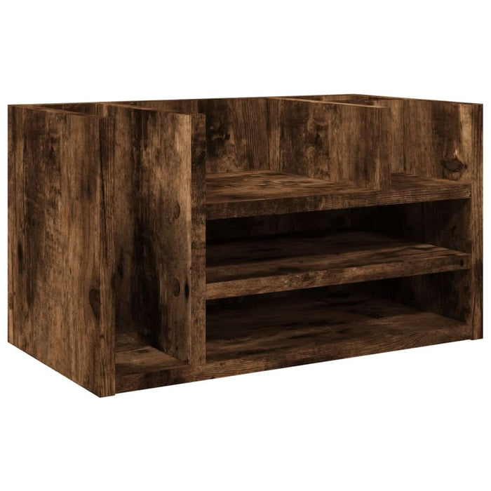 Organizator birou, stejar fumuriu, 44,5x24x25 cm lemn prelucrat - WALTI WALTI