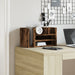 Organizator birou, stejar fumuriu, 44,5x24x25 cm lemn prelucrat - WALTI WALTI
