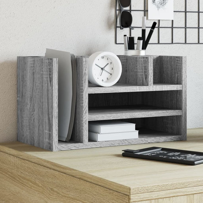 Organizator birou, gri sonoma, 44,5x24x25 cm lemn prelucrat - WALTI WALTI