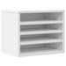 Organizator de birou, alb, 36x26x29,5 cm, lemn prelucrat - WALTI WALTI