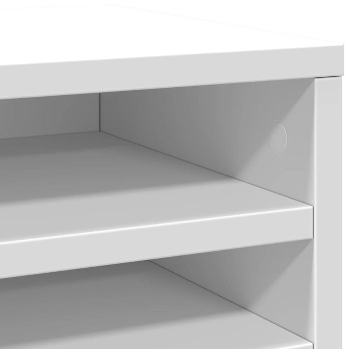 Organizator de birou, alb, 36x26x29,5 cm, lemn prelucrat - WALTI WALTI