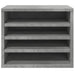 Organizator birou, gri beton, 36x26x29,5 cm lemn prelucrat - WALTI WALTI