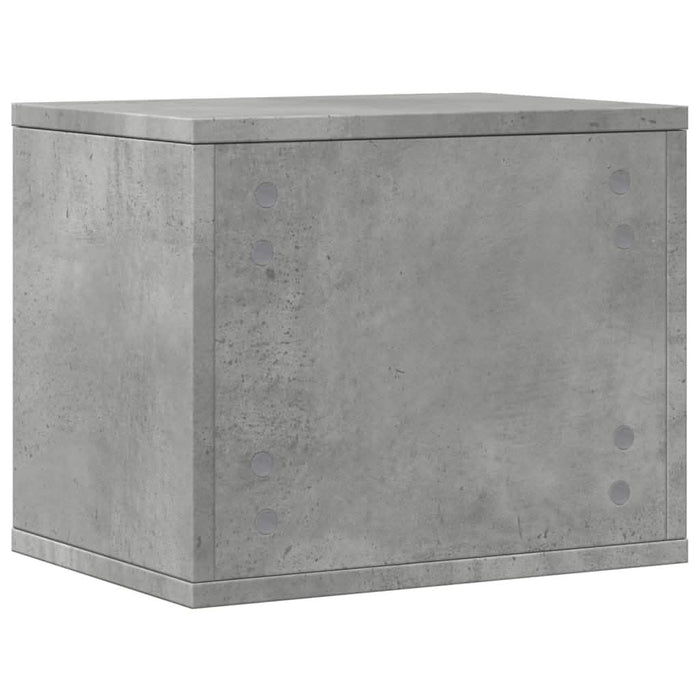 Organizator birou, gri beton, 36x26x29,5 cm lemn prelucrat - WALTI WALTI