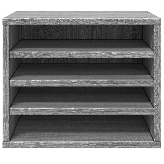 Organizator birou, gri sonoma, 36x26x29,5 cm lemn prelucrat - WALTI WALTI