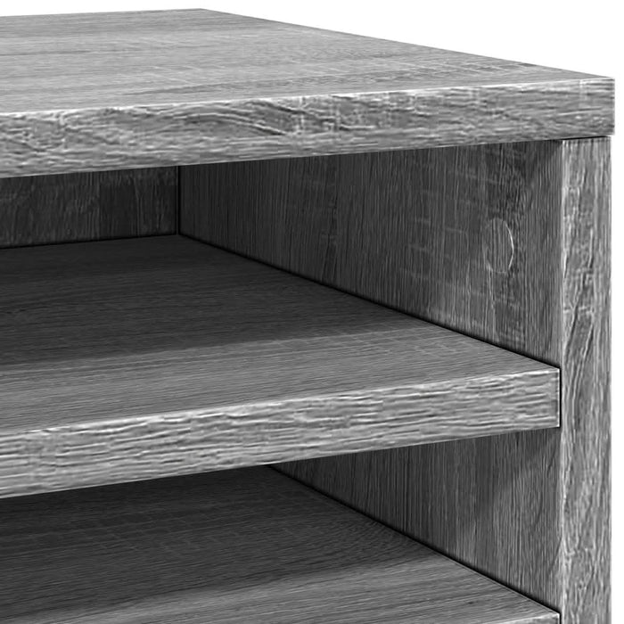 Organizator birou, gri sonoma, 36x26x29,5 cm lemn prelucrat - WALTI WALTI