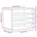 Organizator birou, gri sonoma, 36x26x29,5 cm lemn prelucrat - WALTI WALTI