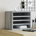 Organizator birou, gri sonoma, 36x26x29,5 cm lemn prelucrat - WALTI WALTI
