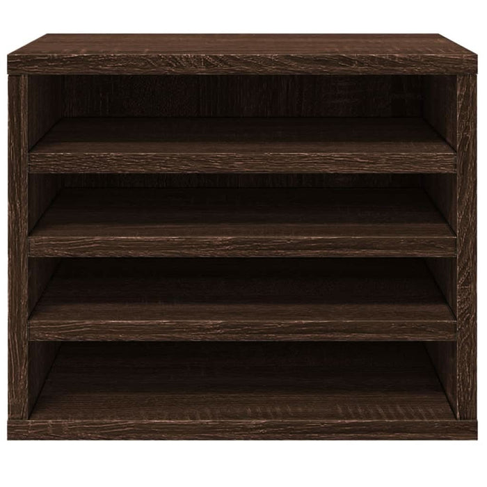 Organizator birou, stejar maro, 36x26x29,5 cm lemn prelucrat - WALTI WALTI