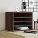 Organizator birou, stejar maro, 36x26x29,5 cm lemn prelucrat - WALTI WALTI