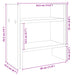 Organizator de birou, alb, 34,5x15,5x35,5 cm, lemn prelucrat - WALTI WALTI