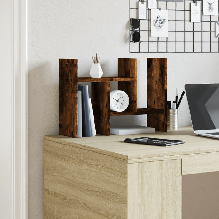 Organizator birou, stejar fumuriu, 34,5x15,5x35,5 cm WALTI