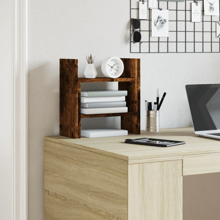 Organizator birou, stejar fumuriu, 34,5x15,5x35,5 cm WALTI