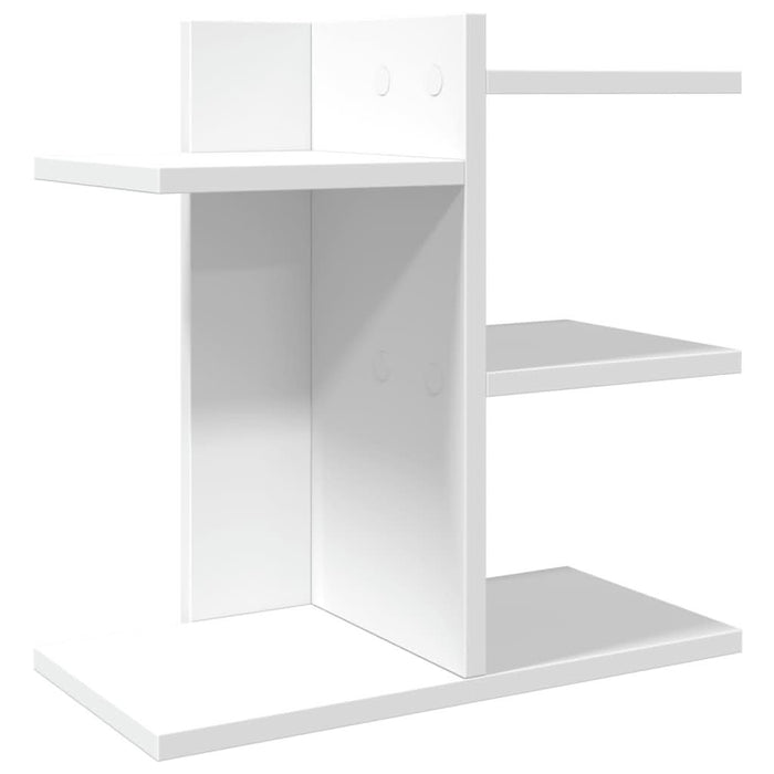 Organizator de birou, alb, 42x21,5x42 cm, lemn prelucrat - WALTI WALTI