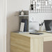 Organizator de birou, alb, 42x21,5x42 cm, lemn prelucrat - WALTI WALTI
