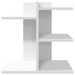 Organizator de birou, alb, 42x21,5x42 cm, lemn prelucrat - WALTI WALTI